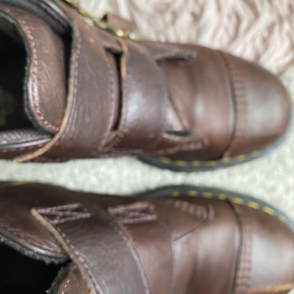 Dr Martens Devon Flower Platform Boots - Picture 2 of 7